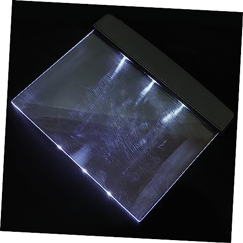 SHINEOFI Flat LED Book Light Panel Shaped Reading Lamp for Bed Eye Protection Night Reading Light Durable Design for Home Dorm Travel Use Easy Operation Optimal Lighting Effects