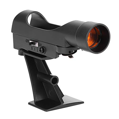 ciciglow Telescopio de Puntero de Estrella, Parte Superior extraíble, Visor de Punto Rojo, buscador de Estrellas, telescopio astronómico para telescopio 80EQ SE SLT PS (Negro)