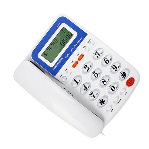 Téléphone fixe filaire D016 autonomie totale sans panne d'électricité