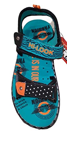 TRZ Art No- PU-HI LOOK-1 size 4×5 Sea Green men sandle