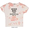 Sex Pistols The Crop T Shirt Never Mind the Bo***CKS Official Womens Dye Wash S Pink #1