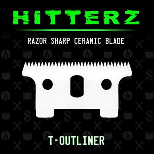 HITTERZ Corded/Cordless T-Outliner Ceramic Replacement Blade CL-AS1