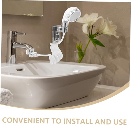Pommeau de bain externe pour robinet évier avec flexible et kit complet