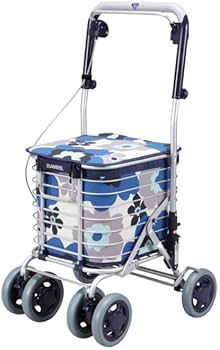 【美品】ユーバ産業　UBER　シルバーカー ワイヤーカート スワレル バッグ付き Amazon | ユーバ産業 シルバーカー アルミワイヤーカート