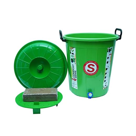 SURPRISE® Organic Waste Composting Bin-Compost Genie L-30-Converting All Kinds of Kitchen Food Waste into Fertilizer Pack of 2 Pieces