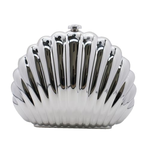 Image of Women Acrylic Clutch Purse Novelty Metallic Evening Bag for Party