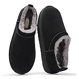 Project Cloud 100% Genuine Leather Micro Boots for Women – Water Resistant Womens Boots with Memory Foam Insole – Slip On Fall Shoes for Women 2026 for All-Day Comfort (HIPSTER,BLKSDE,7)