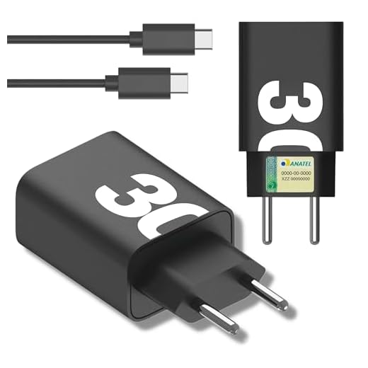 Carregador Super Turbo 30W Ultra Rápido Tipo C Carregamento Rápido + Cabo Tipo C Compatível com Samsung Motorola Xiaomi Redmi Poco Notebook iPhone 15 Todos Dispositivos Smartphones Celulares