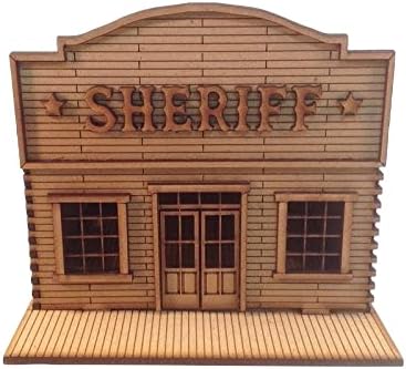 Sheriffs Office MDF 28mm Laser Cut Kit Tombstone Desperado Legends of the Old West FAST SHIPPING