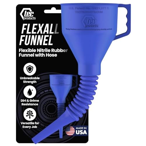 Flexible Nitrile Rubber Oil Funnel