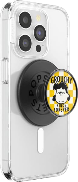 PopSockets Agarre de teléfono para MagSafe, Soporte magnético, Grouchy Lucy
