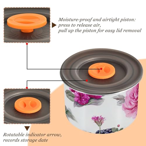 Contenedor Hermético para Café de Acero Inoxidable 500ml miniatura 4