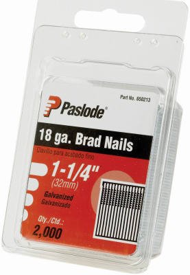 Paslode 1-1/4 in. Straight Finish 18-Gauge Galvanized Nail 2000 Per Box