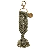 Karma, Boho Macrame Keychains Handmade, Boho...