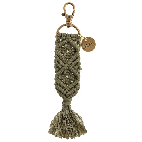 Karma, Boho Macrame Keychains Handmade, Boho...