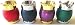 Lot of 4 Marble Series Cigarette Snuffers Instant Cigarette Extinguisher Vintage
