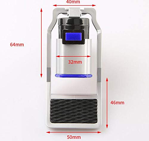 HUIKANGSHENG Water Cooler Faucet,Water Dispenser Spigot,Push Style with Child Safety Lock for System Adaptor Hot Cold Water,2 Pieces Plastic,Red/Blue