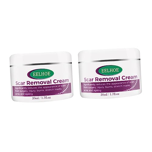 PACKOVE 1 Juego Crema Reparadora De Cicatrices Crema Para Eliminar Estrias Tratamiento De Estrias Crema Corporal Firme Eliminación De Estrías Crema Corporal Antiedad Abs 2 Piezas