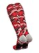 TCK Sports Elite Performance Over The Calf Camo Socks (Red Camo, Medium)