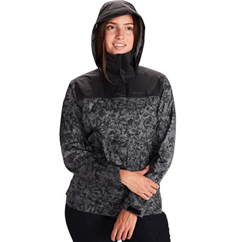 Marmot Women's Precip Eco Print Jacket | Classic, Breathable, Waterproof, Flowers, Medium