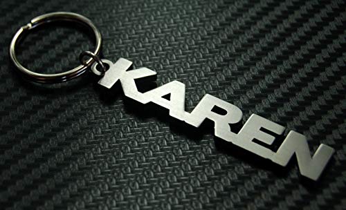 Porte-clés acier inoxydable Karen pour ne plus perdre vos clés