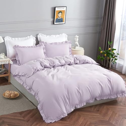 古希 紫掛け布団カバー シングル