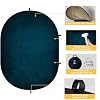 Kate 5x6.5ft Collapsible Backdrop Pop Up Backdrops,Double Sided Blue Screen and Beige Screen,2 in 1 Collapsible and Reversible Background for Photography, YouTube Videos, and Live Streaming.