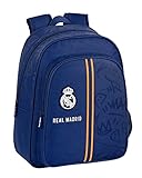 Safta Real Madrid 2ª Equipación Oficial infantil. Doble cremallera