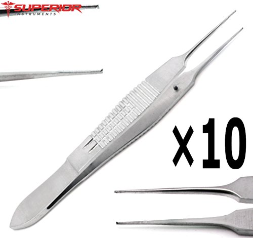 10 Pcs Superior Castroviejo Forceps 4