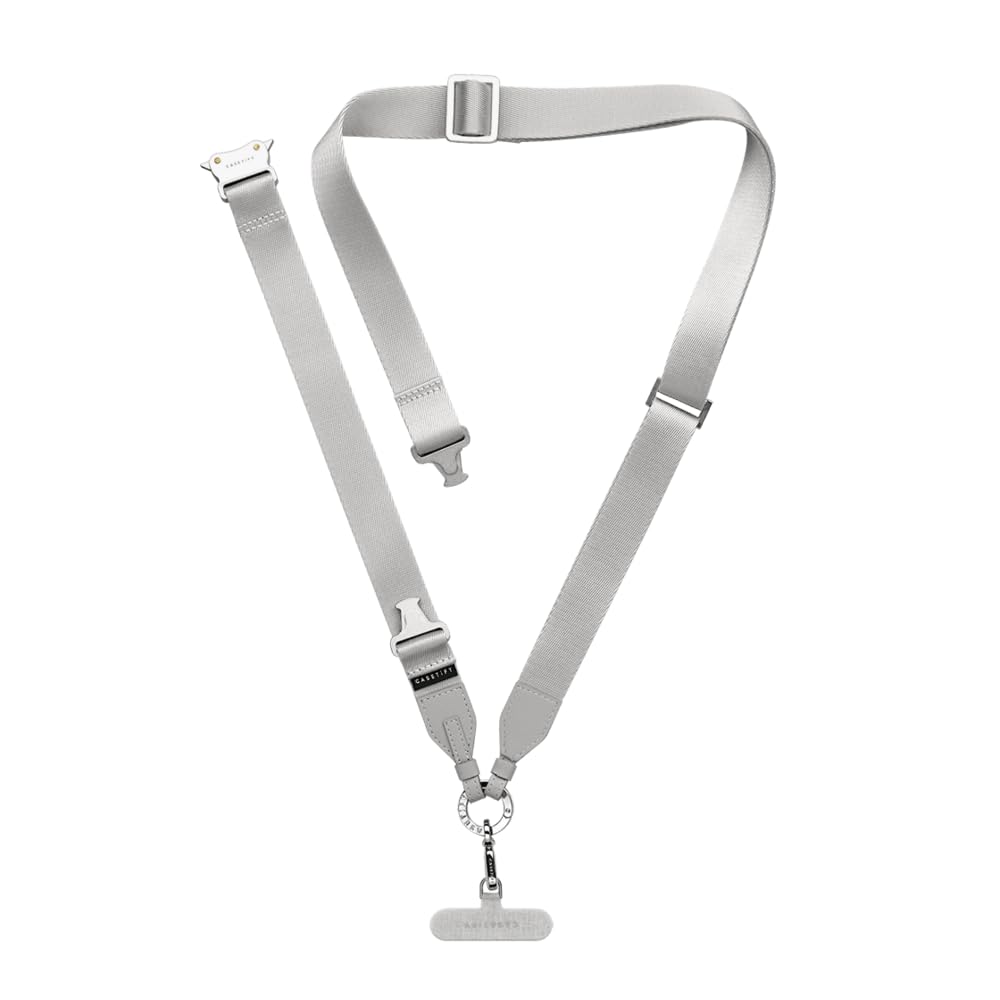 CASETiFY 2-in-1 Utility Lanyard - Silver