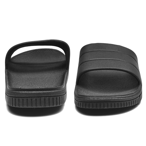 Image of clootess Shower Slide Shoes for Men and Women Home Sandal Bath Slipper Indoor House Pool College Dorm Non-Slip