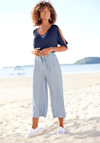 LASCANA Women's Multi Print Culottes2