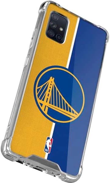 Skinit Clear Phone Case Compatible with Galaxy A71 5G - Officially Licensed NBA Golden State Warriors Canvas Design