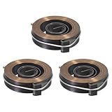 QUARKZMAN Bohrmaschinen Federspindel Bohrmaschinen Spindelvorschub Rückholfeder Spulenkörperfeder Montagefeder Stahl Chemisch Schwarz 1540mm Ausdehnung Lang 52 x 12 x 0,7mm 3 Stück