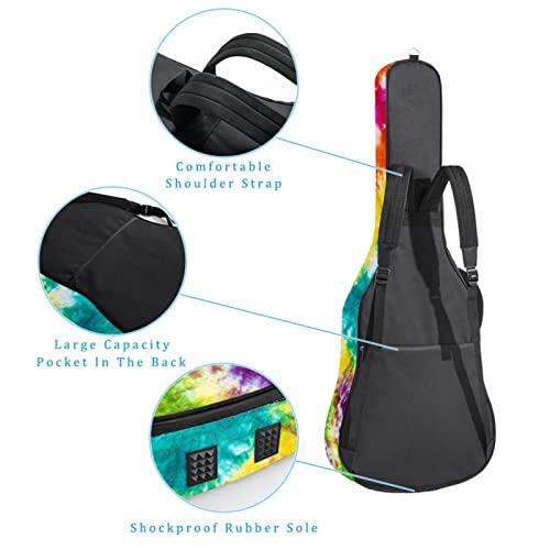 Hondank Housse imperméable pour guitare acoustique avec double bandoulière et poche Motif chat mignon, Multicolore 02… - Les Beatles, Paul McCartney, John Lennon, RIngo Starr, George Harrison Hondank Housse imperméable pour guitare acoustique avec double bandoulière et poche Motif chat mignon, Multicolore 02… – Image 4