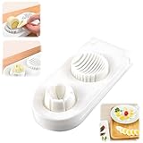 Gadget de cuisine universel : le coupe-œufs est un outil polyvalent et essentiel pour une utilisation quotidienne en cuisine. Il n'est pas limité aux œufs, vous pouvez également couper en dés les fraises, les bananes, les pommes, les raisins, les citrons verts, les citrons, les champignons, les tomates cerises et autres aliments mous