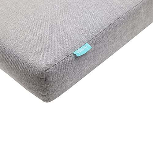 Image of QILLOWAY Outdoor Chair Cushion Set with Strings,Replacement Outdoor Cushions for Patio Furniture.Gray,White