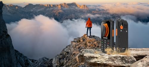 Tryckknapp telefon 6 LTE med 2500 mAh, IP68 och SOS-knapp