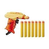 Der Blaster kommt mit acht offiziellen Nerf Elite Darts aus Schaumstoff mit flexiblen Spitzen, die auf Leistung und Qualität getestet wurden