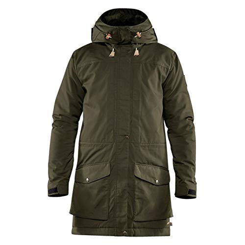Fjällräven Herren Singi Wool Padded Parka, Deep Forest, M