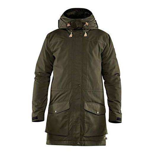 Fjallraven herr sport jacka Singi ull vadderad parkas M Djup skog Large