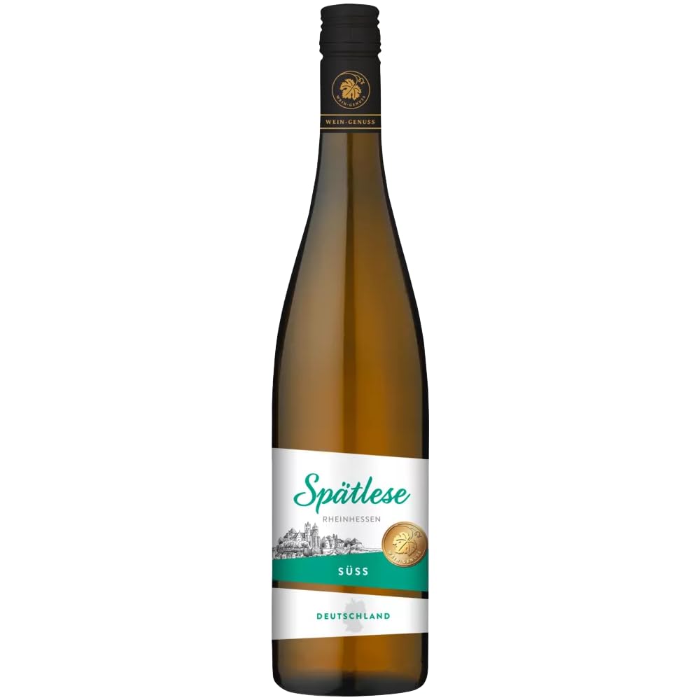 Wein-Genuss Spätlese QmP, süß, sortenreines Weinpaket + VINOX Winecards (6x0,75l)