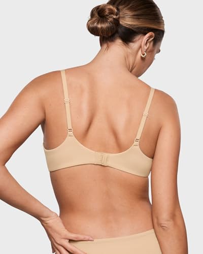 Image of INLYRIC Women's Inbarely Plus Plunge Bra - Unlined Underwire Sexy Demi Balconette Bras