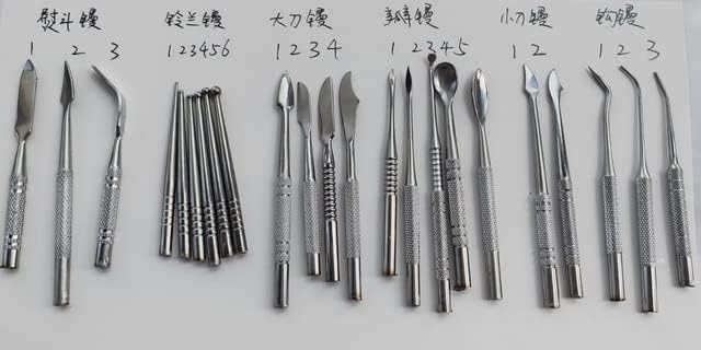 AE-TOOL - Cloth Fabric Flower Making Tools set, 8 heads+Soldering iron fabric flower maker (23 pcs heads)