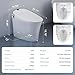 AKNIRL Smart Toilet with Bidet Built In, Modern Bidet Toilet with Tank, Heated Seat, Instant Warm Water, Pump-Assisted & Auto Flush, Foot Sensor Operation, Air Dryer, Night Light & Digital Display