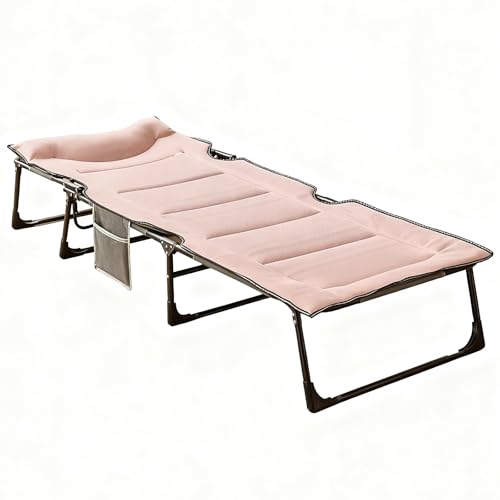 Cama Plegable Portátil: 190 X 70 X 30 Cm. Cuna Cómoda para Viajes, Ideal para Adultos, con Bolsillo Lateral, Ajuste de Varias Velocidades y Capacidad de hasta 280 Kg