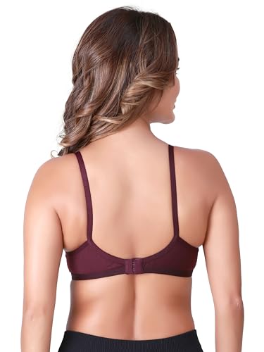 Image of SKDREAMS Naina Net Seamed Non Padded Full Coverage Non-Wired Women Full Coverage Bra