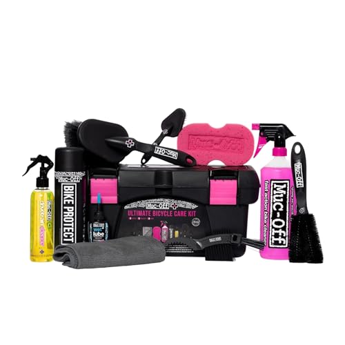 Muc-Off Ultimatives Fahrrad Reinigungsset - Must-Have Fahrrad Zubehör zum Reinigen, Schützen und Ölen Ihres Fahrrads oder Mountainbikes – Mit Bike Cleaner, Bike Protect, Reinigungsbürsten und Mehr