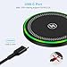 Samsung Wireless Charger Fast Charger Cargador inalámbrico para Charging Pad Wireless Phone Charger for Android Samsung Galaxy S25 Edge S25 Ultra S25 Plus S24 S23 S22, iPhone 17 Pro Max 17 Air 16 15