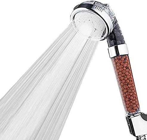 Vnsely Handheld Shower Head,High Pressure Saving Water Detachable Shower Head, 3 Mode Adjustable for Best Shower Experience Skin SPA,Easy Installation